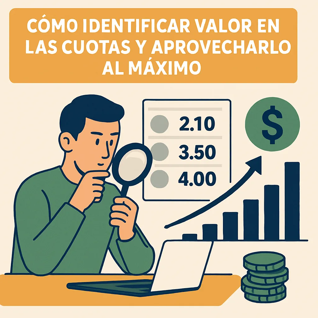 Cómo identificar valor en las cuotas y aprovecharlo al máximo